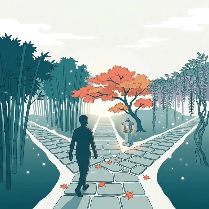 Ikigai et choix de vie : carrefour de sentiers