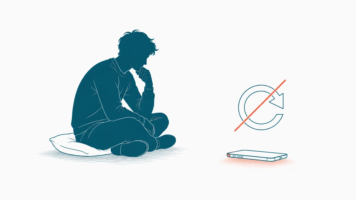 Silhouette d'une personne en train de lire avec un cerveau stylise au-dessus de la tete marque d'un drapeau corail indiquant une information a retenir