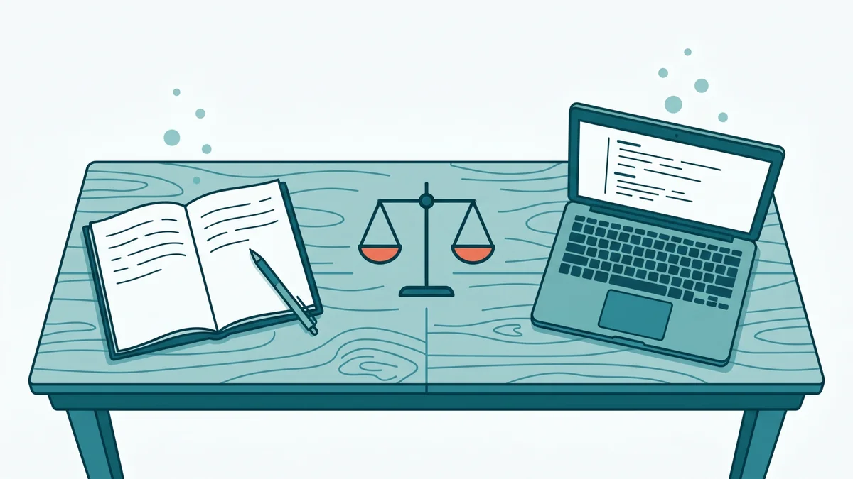 Comparaison prise de notes manuscrite et numerique, verdict de la recherche